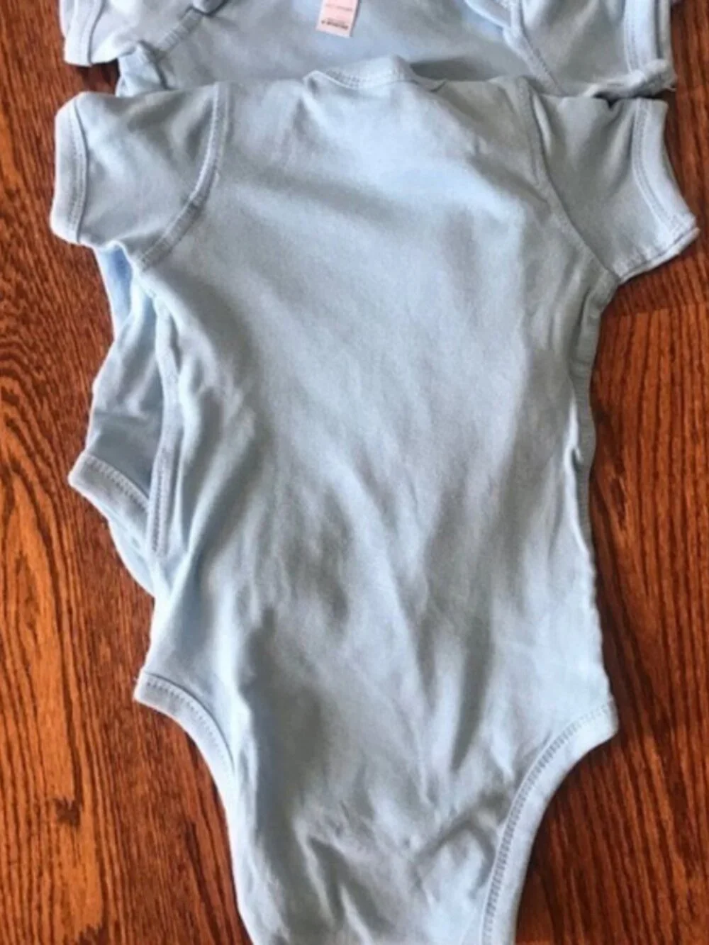 5 Rabbit Skins Infant Baby Boy Blue Onesie Bodysuit Size. 6 mos New withOut Tag